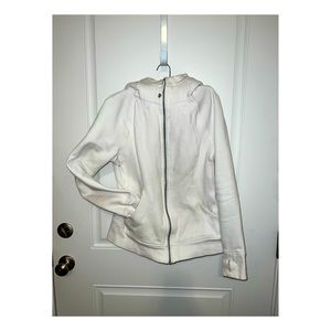 White Scuba Hoodie Lululemon